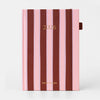 Burgundy Stripe - 2026 A5 Vertical Planner-Fox & Fallow-Our best-selling A5 planners are back with a brand new vertical layout and a new planning system designed to simplify your life.At Fox & Fallow we're all about making planning simple. Your planner should de-stress and simplify your life, not make it more rigid or complicated. That's why we've designed a planning system to make things more simple and organised.Say hello to the fresh new cover art and new colourful divider pages for each month so you can