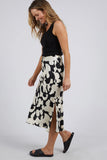 Calypso skirt - black-Foxwood-Lightweight and luxe the gorgeous Calypso Skirt is the ideal skirt for the season. Pair it with the Calypso Cami for the ultimate twin set! Maxi length Foxwood exclusive print Elastic waist Viscose Rayon material Our model is 176cm tall and wears size 8-10-Pash + Evolve