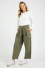 Canyon Cargo Pant - Clover-Elm-Effortless to wear and style, the Canyon Cargo Pants feature a functional fly opening with a fabric belt, side seam pockets along with their feature cargo pocket. Made from a comfortable cotton blend these stylish pants are a wonderful addition to every wardrobe. FUNCTIONAL FLY OPENING SELF FABRIC REMOVABLE WAIST TIE SIDE SEAM POCKETS AND CARGO POCKETS COTTON POLYESTER-Pash + Evolve