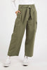 Canyon Cargo Pant - Clover-Elm-Effortless to wear and style, the Canyon Cargo Pants feature a functional fly opening with a fabric belt, side seam pockets along with their feature cargo pocket. Made from a comfortable cotton blend these stylish pants are a wonderful addition to every wardrobe. FUNCTIONAL FLY OPENING SELF FABRIC REMOVABLE WAIST TIE SIDE SEAM POCKETS AND CARGO POCKETS COTTON POLYESTER-Pash + Evolve