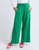 Carmen Wide Leg Pant - Pine Green-Elm-You will never want to take these pants off! Made from a wonderful mid-weight ponte blend they are flattering and fit beautifully. Pair with a white tee and your favourite trainers for the ultimate chic lounge look. Elastic waist Side Panels Drawcord Viscose Nylon Elastane Ponte Model is wearing a size 10-Pash + Evolve