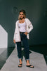 Chantelle cardi - latte-Pash + Evolve-*Cardigan *Pockets on front *Contrast stitching *Long sleeve *65% Acrylic, 35% Wool-Pash + Evolve