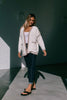 Chantelle cardi - latte-Pash + Evolve-*Cardigan *Pockets on front *Contrast stitching *Long sleeve *65% Acrylic, 35% Wool-Pash + Evolve