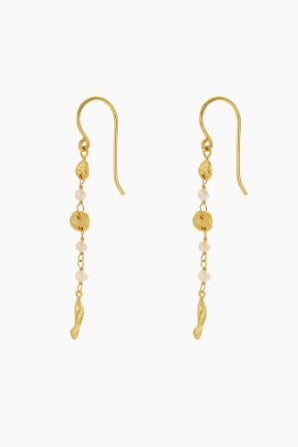 Shelly drop earring - silver
