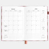Cherry Check - 2026 A6 horizontal planner-Fox & Fallow-Our best-selling A5 planners are back with a brand new horizontal layout and a new planning system designed to simplify your life.At Fox & Fallow we're all about making planning simple. Your planner should de-stress and simplify your life, not make it more rigid or complicated. That's why we've designed a planning system split into two halves - for your left and right brain. Say hello to the fresh new cover art and new colourful divider pages for each m