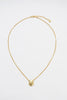 Clare necklace - gold-Zafino-Clare Necklace – A minimalist necklace featuring a sleek bean-shaped pendant, perfect for effortless, everyday elegance. *18K Gold Plated Solid Brass Base *8mm x 9mm - outer edge *Splash Proof: Splashes or occasional water contact-Pash + Evolve