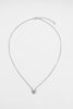 Clare necklace - silver-Zafino-Clare Necklace – A minimalist necklace featuring a sleek bean-shaped pendant, perfect for effortless, everyday elegance. *Silver Plated Solid Brass Base *Splash Proof: Splashes or occasional water contact *14mm x 25mm - outer edge-Pash + Evolve