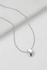 Clare necklace - silver-Zafino-Clare Necklace – A minimalist necklace featuring a sleek bean-shaped pendant, perfect for effortless, everyday elegance. *Silver Plated Solid Brass Base *Splash Proof: Splashes or occasional water contact *14mm x 25mm - outer edge-Pash + Evolve