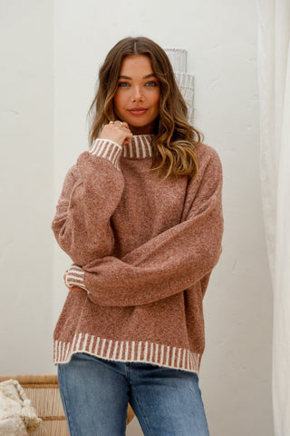 Hannah knit jumper - sage