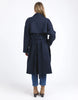 Clemence coat - dark sapphire-Elm-Looking for that timeless coat that will stand the test of time? The Clemence Coat in beautiful wool melton, is fully lined and features buttons and pockets. Long line shape Button opening with pockets Fully lined Melton with Stretch Satin Lining-Pash + Evolve
