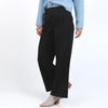 Clyde pant - black-Foxwood-Meet the pant that is as sharp as it is comfy. The Clyde Pant is your new go-to for work (or wherever you want to look effortlessly put together). Featuring a flat waist with back elastane for a perfect fit, front button opening, and side pockets, these pants are as functional as they are stylish. With belt loops to add your favorite accessory, they are your everyday staple for that polished, office-ready look. 65% Polyester 32% Viscose 3% Elastane Designed in Australia-Pash + Evo