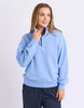 College Pigment Zip Crew - Bluebell-Foxwood-A fresh take on your favourite throw on layer. The College Pigment Zip Crew is crafted from soft 100% cotton with a relaxed fit, featuring a zip neck opening so you can wear it your way. Finished with subtle embroidered branding on the collar, it's the perfect mix of sporty and laid back. Front zip neck opening Collar embroidery Relaxed fit 100% Cotton Our model is 176cm and wears Size 10-Pash + Evolve