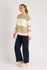 Contrast panel top - sage stripe-One Ten Willow-*Soft, breathable fabric with comfortable stretch*Colour block design*Subtle contrast sleeve detailing*Relaxed fit *Cotton/Elastane/Polyester Blend-Pash + Evolve