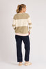 Contrast panel top - sage stripe-One Ten Willow-*Soft, breathable fabric with comfortable stretch*Colour block design*Subtle contrast sleeve detailing*Relaxed fit *Cotton/Elastane/Polyester Blend-Pash + Evolve