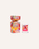 Coral bloom - mini candle-Pash + Evolve-A world painted in soft coral hues. Sun-warmed citrus drifting through blooming lilies, salty ocean air mingling with jasmine, vanilla and sugared musk, creating an escape that feels both vibrant and serene. Notes Persimmon • Grapefruit • Lily • Pink Salt • Jasmine • Vanilla • Sugared Musk Artwork by Janey Forbes - Playground Burn Time- 15hrs.Ingredients- 100% pure soy wax. Lead free cotton wick.Frankie Gusti candles are cruelty free & vegan, and use high quality fra