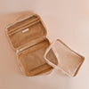 Corsica Cosmetic Bag-Fox & Fallow-The bag of your dreams is here! Make your next trip extra special with our range of stylish and super functional toiletry bags that have so many bonus features, you'll be wondering where they've been all your life. Perfect as an everyday make up bag or for all your bathroom essentials for the next work trip or vacay. Enter the bonus removable clear bag: it pops out of the main bag and it's perfect for all your travel essentials so you can find them easily through the clear 