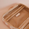 Corsica Cosmetic Bag-Fox & Fallow-The bag of your dreams is here! Make your next trip extra special with our range of stylish and super functional toiletry bags that have so many bonus features, you'll be wondering where they've been all your life. Perfect as an everyday make up bag or for all your bathroom essentials for the next work trip or vacay. Enter the bonus removable clear bag: it pops out of the main bag and it's perfect for all your travel essentials so you can find them easily through the clear 