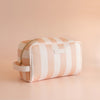 Corsica Wash Bag-Fox & Fallow-The bag of your dreams is here! Make your next trip extra special with our range of stylish and super functional wash bags that have so many bonus features, you'll be wondering where they've been all your life. Perfect as an everyday make up bag or for all your bathroom essentials for the next work trip or vacay. Crafted from super soft, yet durable luxury pebble vegan leather it's easy to keep clean - simply wipe down with a damp cloth. The monogrammed tan lining is designed t