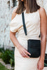 Cuba Phone Bag - Black-Louenhide-The Louenhide Cuba Black Phone Crossbody Bag is the perfect accessory for the minimalist on-the-go. Constructed from soft pebbled vegan leather in a classic portrait shape with a smooth front flap, this crossbody phone pouch is designed to give you hands-free functionality while you go about your busy day. The Cuba Black can fit up to the largest phones and is the ideal accessory to keep your everyday essentials within reach without sacrificing style. Wear this style comfort