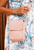 Cuba Phone Bag - Dusty Pink-Louenhide-The Louenhide Cuba Dusty Pink Phone Crossbody Bag is the perfect accessory for the minimalist on-the-go. Constructed from soft pebbled vegan leather in a classic portrait shape with a smooth front flap, this crossbody phone pouch is designed to give you hands-free functionality while you go about your busy day. The Cuba Dusty Pink can fit up to the largest phones and is the ideal accessory to keep your everyday essentials within reach without sacrificing style. Wear thi