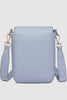 Cuba phone bag - cloud blue-Louenhide-The Louenhide Cuba Cloud Blue Phone Crossbody Bag is the perfect accessory for the minimalist on-the-go. Constructed from soft pebbled vegan leather in a classic portrait shape with a smooth front flap, this crossbody phone pouch is designed to give you hands-free functionality while you go about your busy day. The Cuba Cloud Blue can fit up to the largest phones and is the ideal accessory to keep your everyday essentials within reach without sacrificing style. Wear thi