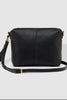 Daisy Stripe Crossbody Bag - Black-Louenhide-The Louenhide Daisy Black Crossbody Bag with Stripe Strap is a gorgeously soft and slouchy bag; it's a best-selling style for a reason! Full of functionality, secure your essentials in two slip pockets, one zip pocket, and a backside zip pocket. Complete with a new sporty adjustable and detachable webbing strap and fun tassel, the Daisy Black Stripe is a relaxed and understated style that will be a staple for seasons to come. If the Daisy Black Crossbody Bag is t