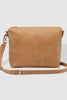 Daisy Stripe Crossbody Bag - Camel-Louenhide-The Louenhide Daisy Camel Crossbody Bag with Stripe Strap is a gorgeously soft and slouchy bag; it's a best-selling style for a reason! Full of functionality, secure your essentials in two slip pockets, one zip pocket, and a backside zip pocket. Complete with a new sporty adjustable and detachable webbing strap and fun tassel, the Daisy Camel Stripe is a relaxed and understated style that will be a staple for seasons to come. If the Daisy Camel Crossbody Bag is t