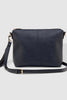 Daisy Stripe Crossbody Bag - Navy-Louenhide-The Louenhide Daisy Navy Crossbody Bag with Stripe Strap is a gorgeously soft and slouchy bag; it's a best-selling style for a reason! Full of functionality, secure your essentials in two slip pockets, one zip pocket, and a backside zip pocket. Complete with a new sporty adjustable and detachable webbing strap and fun tassel, the Daisy Navy Stripe is a relaxed and understated style that will be a staple for seasons to come. If the Daisy Navy Crossbody Bag is too b