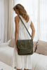 Darcy bag - olive green-Baleka Leather-Your perfect everyday companion! With a spacious silhouette that doesn’t compromise on style. This bag features a secure zip closure, a handy back zip pocket and a front pocket for quick access to your essentials. Inside you will find a zip pocket and an additional internal pocket, all beautifully lined to keep your items organized and protected. The adjustable strap ensures a comfortable fit, whether worn on the shoulder or crossbody. The Darcy is your new go to - re