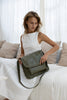 Darcy bag - olive green-Baleka Leather-Your perfect everyday companion! With a spacious silhouette that doesn’t compromise on style. This bag features a secure zip closure, a handy back zip pocket and a front pocket for quick access to your essentials. Inside you will find a zip pocket and an additional internal pocket, all beautifully lined to keep your items organized and protected. The adjustable strap ensures a comfortable fit, whether worn on the shoulder or crossbody. The Darcy is your new go to - re