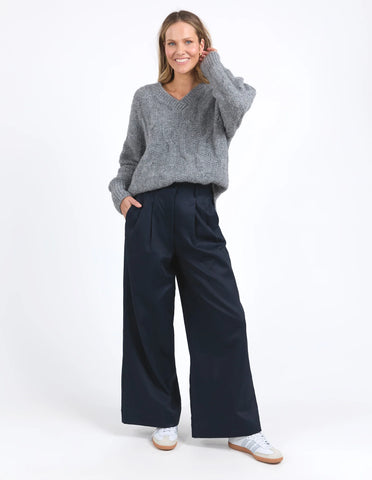 Dalton Denim Skirt - Slate