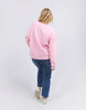 Day off crew - soft pink-Elm-Go on ... you deserve a Day Off! Our stylish 100% cotton crew gives you license to not only look casually cool, but also to have the day off you deserve. So treat yourself to a day off! Large front embroidery Oversized comfort fit Badge detail Unbrushed Cotton Fleece Model is wearing a size 16-Pash + Evolve