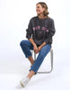 Day off crew - washed black-Elm-Go on ... you deserve a Day Off! Our stylish 100% cotton crew gives you license to not only look casually cool, but also to have the day off you deserve. So treat yourself to a day off! Large front embroidery Oversized comfort fit Badge detail Unbrushed Cotton Fleece Model is wearing a size 10-Pash + Evolve