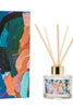 December days diffuser-FRANKIE GUSTI-With a haze of excitement, December Days smell like backyard cricket and bbqs, lazy beach days and sunshine celebrations. Notes- Fir Needle, Lime, Clove Leaf, Jasmine, Patchouli, Eucalyptus, Sea Salt.4-6 months useCruelty free + veganHigh quality fragrance oil Natural reedsHand poured in the Yarra Valley | MelbourneArtwork by Erin Reinboth- Slow Mornings-Pash + Evolve