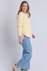 Delilah crew - egg shell-Foxwood-Comfortable, casual and 100% cotton. The Delilah Crew is the perfect addition to your everyday style! Featuring a crew neckline, curved hem and ribbed detailing, this relaxed fit, unbrushed fleece jumper will mix and match with all your wardrobe favourites Round neckline Raw edge detail Relaxed fit Unbrushed Cotton Fleece Our model is 176cm and wears Size 10-Pash + Evolve