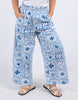 Dolce Pant Ocean - Tile Print-Elm-Say hello to the dolce tile pant, elastic waist, relaxed fit, and exclusive print . Style it your way for an effortless look that works for any day of the week. Elastic Waist Relaxed fit Exclusive print Linen Viscose Model is 171cm and wears Size 10-Pash + Evolve