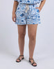 Dolce Short Ocean - Tile Print-Elm-Relaxed and effortless, the dolce tile short is crafted with elastic waist, relaxed fit, and exclusive print . Style it your way for an effortless look that works for any day of the week. Elastic Waist Relaxed fit Exclusive print Linen Viscose Model is 171cm and wears Size 10-Pash + Evolve