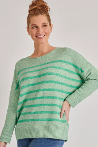Hannah knit jumper - sage