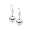 Drop ball on shp hook - silver-Ellani-Stainless steel Comes packaged in gorgeous Ellani packaging-Pash + Evolve