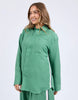 Elemental Shirt - Green-Foxwood-The Elemental Shirt blends laid-back style with a sporty edge. Made from a breathable linen blend, it features classic buttons and collar, a handy chest pocket, and sleek side tape details for a modern twist. Easy to wear and made to move with you. Side tape detail Front pocket placket opening Chest pocket 55% Linen, 45% Viscose Model is wearing a size 10-Pash + Evolve