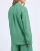 Elemental Shirt - Green-Foxwood-The Elemental Shirt blends laid-back style with a sporty edge. Made from a breathable linen blend, it features classic buttons and collar, a handy chest pocket, and sleek side tape details for a modern twist. Easy to wear and made to move with you. Side tape detail Front pocket placket opening Chest pocket 55% Linen, 45% Viscose Model is wearing a size 10-Pash + Evolve