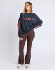 Elevated Sunday Crew - Navy/orange-Foxwood-Designed for off-duty comfort with a polished edge, the Elevated Sunday Crew brings something a little extra to your everyday layers. Featuring velour artwork across the chest and sleeves, it adds texture and depth while still keeping things understated. The soft round neckline and relaxed, boxy fit make it easy to wear, while the luxe detailing gives it a more considered feel. Front chest and sleeve velour artwork Round neckline Relaxed boxy fit 100% Cotton Our m