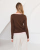 Ella long sleeve - Chocolate-Pash + Evolve-*Long sleeve *Double layer *Button up front *100% Cotton-Pash + Evolve