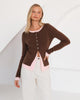Ella long sleeve - Chocolate-Pash + Evolve-*Long sleeve *Double layer *Button up front *100% Cotton-Pash + Evolve