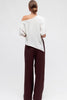 Ella top - white-Pash + Evolve-*Asymmetrical neckline *Off the shoulder *Side splits *Acrylic/Polyester-Pash + Evolve