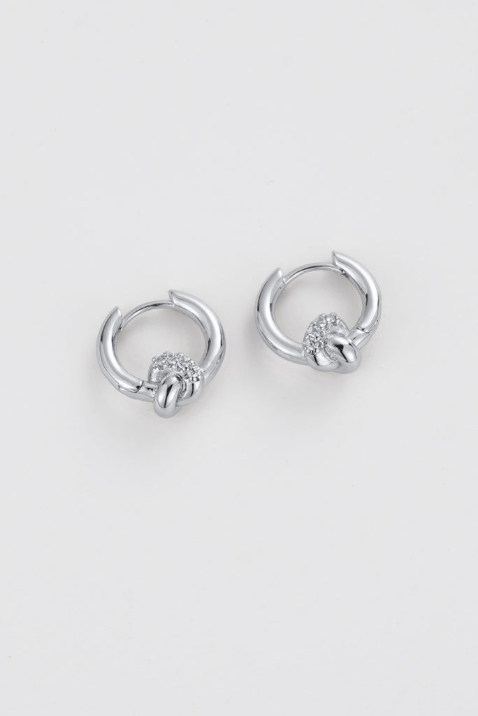 Elle hoop - silver