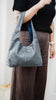 Elle shoulder bag - Navy Blue-Baleka Leather-Timelessly stylish, Elle is your go to for days that flow from brunch to evening drinks with the girls. With a sleek, minimal silhouette that fits comfortably under the arm, it's the perfect blend of style and ease. Featuring a secure button closure, internal zip, slip pocket and a fully lined interior, the Elle bag carries your essentials with refined simplicity. Understated, modern and ready for wherever the day takes you! A stylish bag designed in the beautif