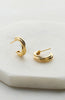 Eloise hoop - gold-Zafino-The Eloise Hoop in gold is a dainty design with sleek polish, perfect for effortless everyday style. *18K Gold Plated Solid Brass Base *Splash Proof: Splashes or occasional water contact *4mm (w) x 11mm (L)-Pash + Evolve