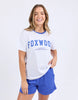 Elude Tee - White-Foxwood-Old-school cool with a fresh twist. The Elude Tee features an exclusive collegiate-style print, contrast neckband, and an oversized fit for that true retro feel. Part of our Leisurefit range, it’s made for keeping things relaxed and bold. Foxwood exclusive front chest print Contrast neckband Oversized fit 100% Cotton Model is wearing a size 10-Pash + Evolve