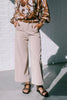 Emma tailored pant - latte-Pash + Evolve-*Side pockets *Elasticated back *Relaxed fit *Lightweight & stretchy *Belt loops *Wide leg-Pash + Evolve